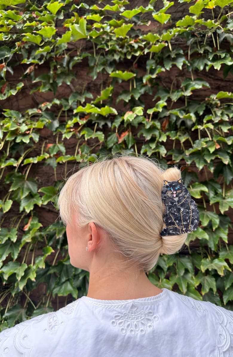 Solar Eclipse Persian Cat Claw Clip, Alternate, color,