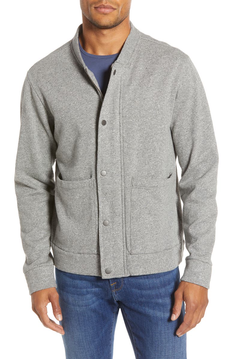 Bonobos Fleece Baseball Jacket, Alternate, color, 