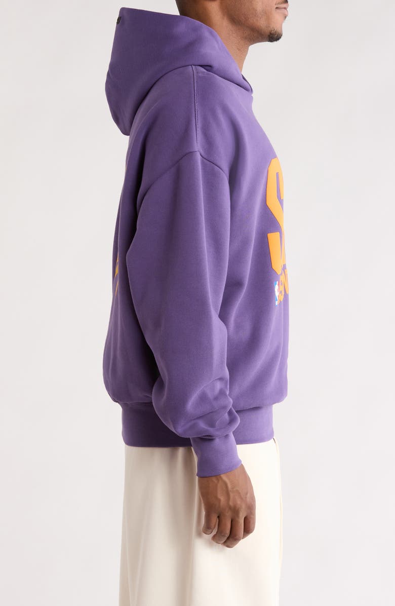 Fear of God Essentials x NBA Suns Sports Fit Hoodie, Alternate, color, Purple Reign