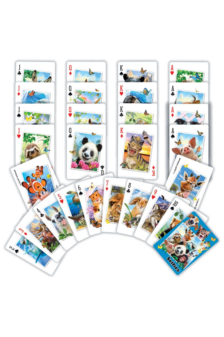 Selfies Playing Cards, Alternate, color, Multicolor
