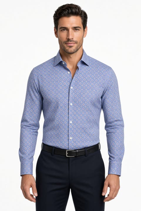 Luke Button Down Long Sleeve Shirt