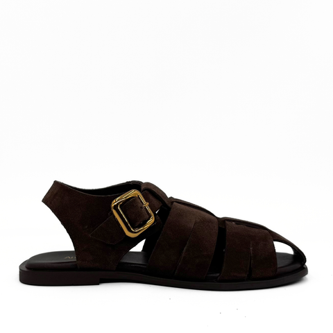 Bertha Suede Fisherman Sandals