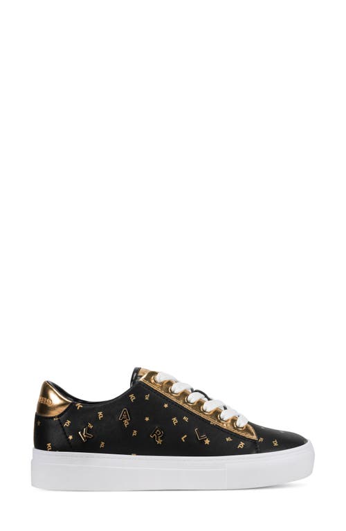 Karl Lagerfeld Paris Cate Pin Sneaker In Multi