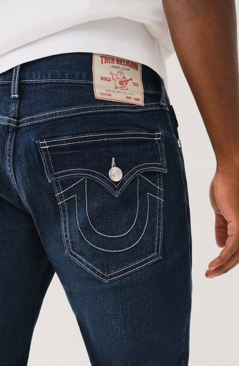 True Religion Rocco Button Flap Pocket Single Needle Skinny Jeans, Alternate, color, 