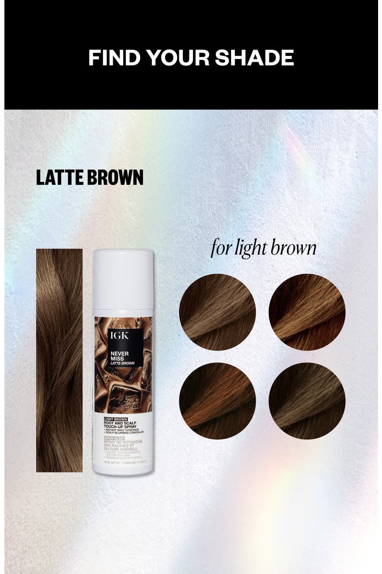 Never Miss Root & Scalp Touch-Up Spray, Alternate, color, LIGHT BROWN