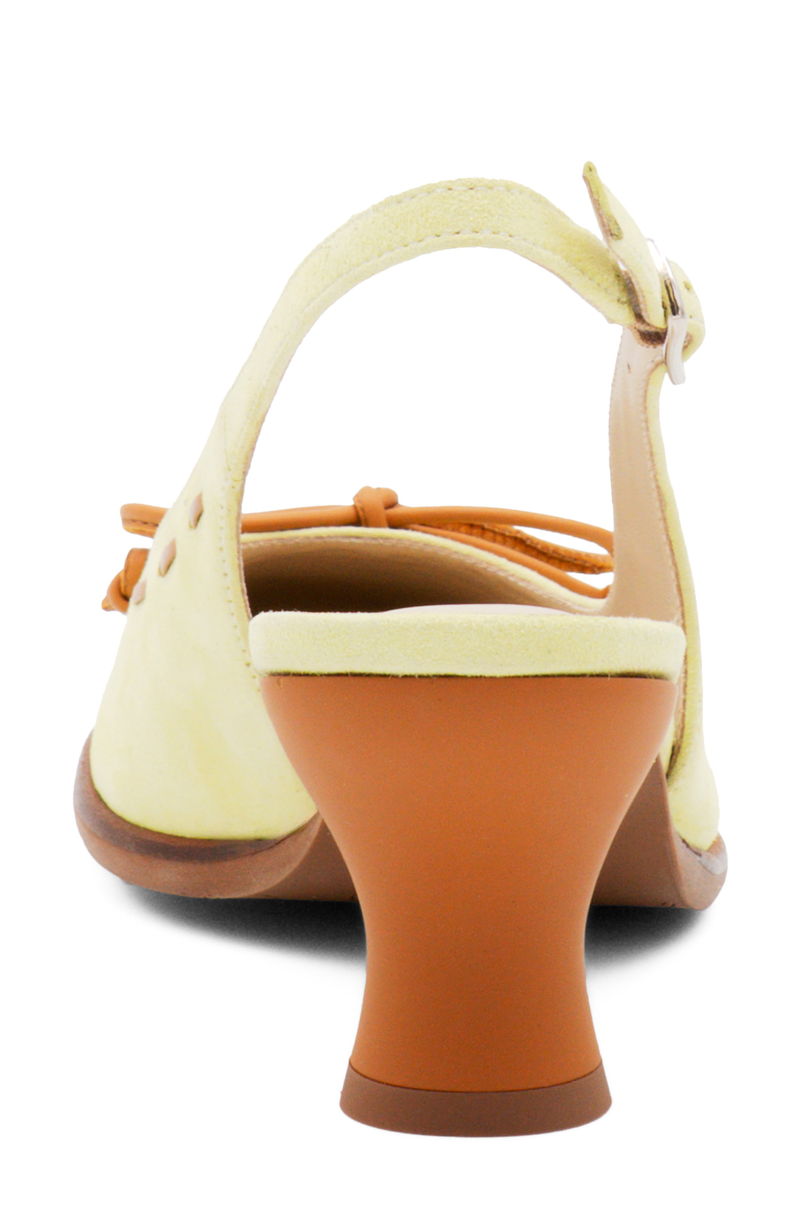 Amalfi by Rangoni Baila Slingback Pump, Alternate, color, Green Cashmere