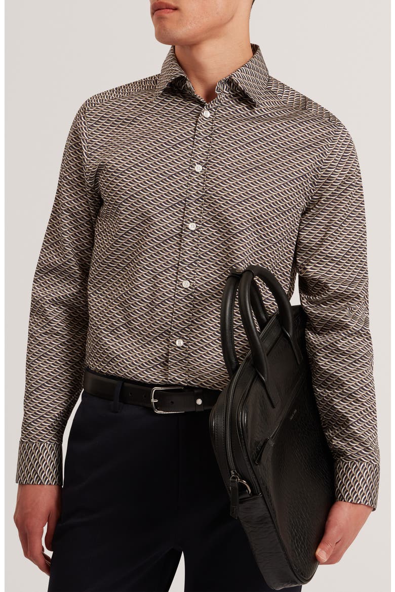 Agnar Print Cotton Button-Up Shirt, Main, color, MULTI COLOR