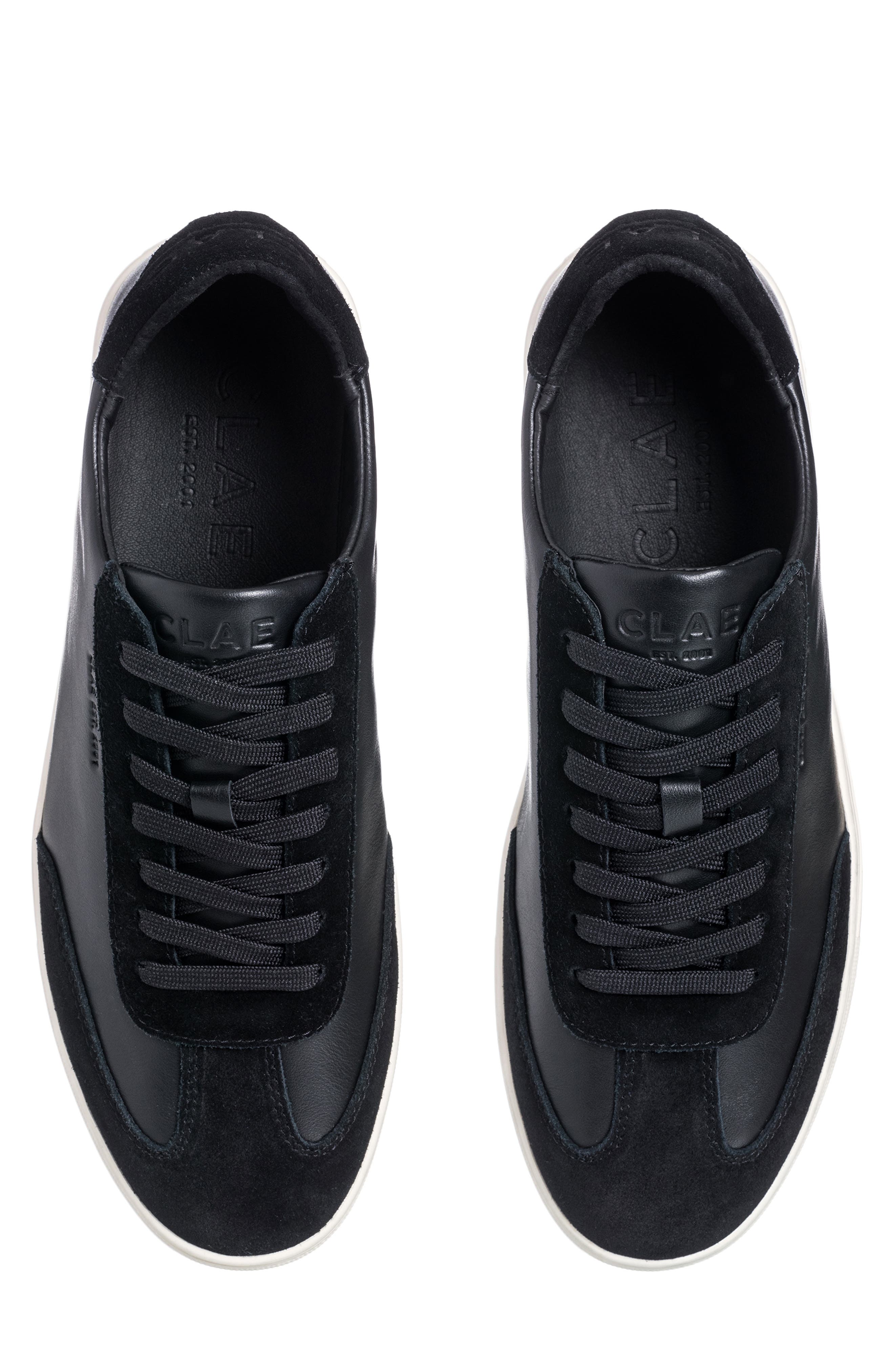 CLAE Deane Sneaker, Alternate, color, Black/ Off-White