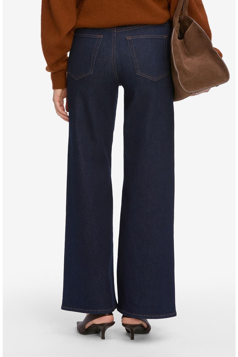 Le Slim Palazzo High Waist Wide Leg Jeans, Alternate, color, RINSE