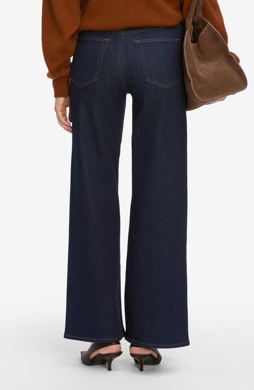Frame Le Slim Palazzo High Waist Wide Leg Jeans In Blue