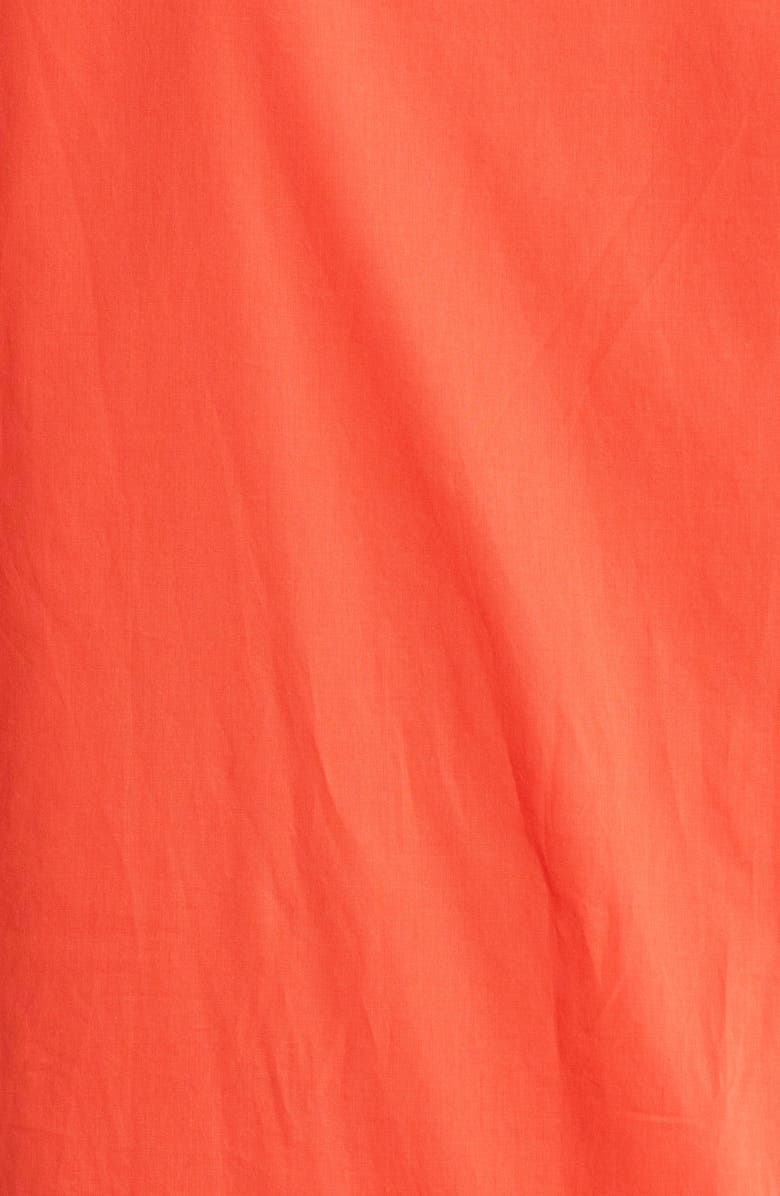 SUGARLIPS Yamila Ruffle Cotton Minidress, Alternate, color, Tomato
