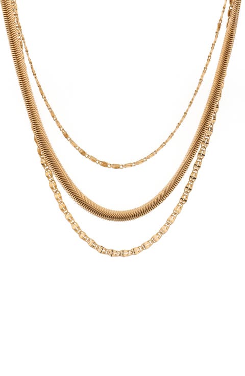 Herringbone Layered Necklace