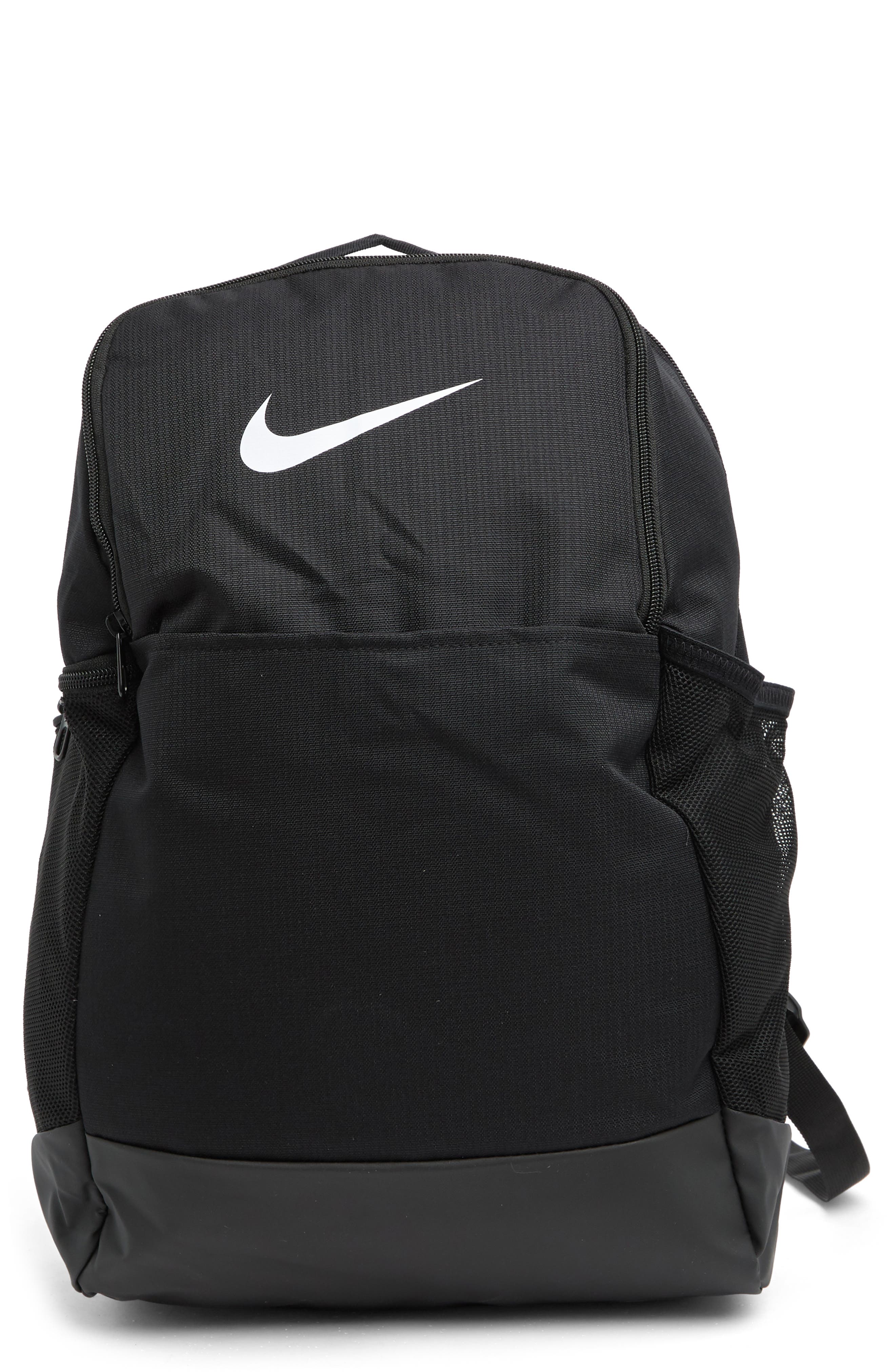 Nike Activewear Backpack, Main, color, Black/ Black/ White