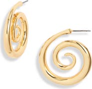 Kenneth Jay Lane Swirl Drop Earrings