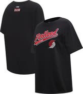 PRO STANDARD Women's Pro Standard Black Sacramento Kings Script Boyfriend T-Shirt