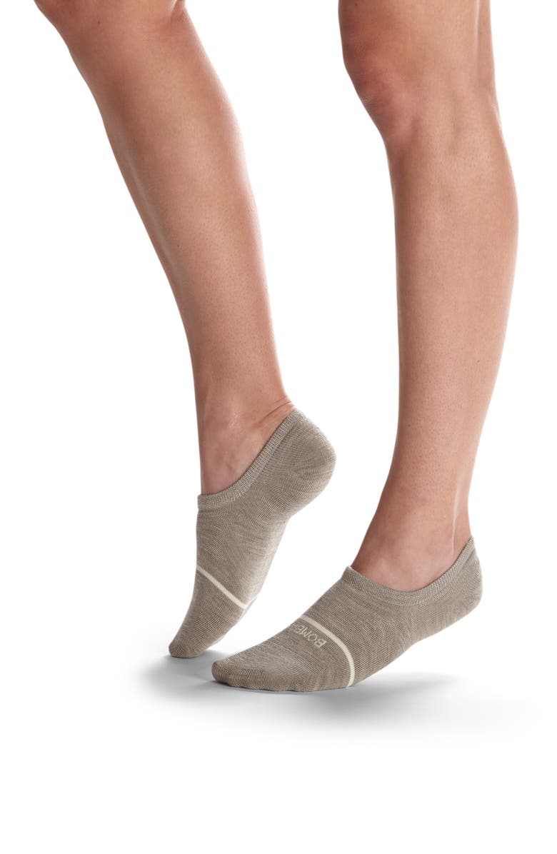 Bombas Lightweight Merino Wool Blend No-Show Socks, Main, color,