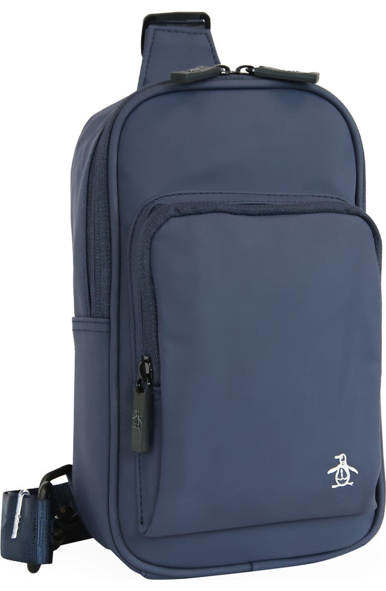 Original Penguin Sling Crossbody Bag, Alternate, color, Blue Wing Teal