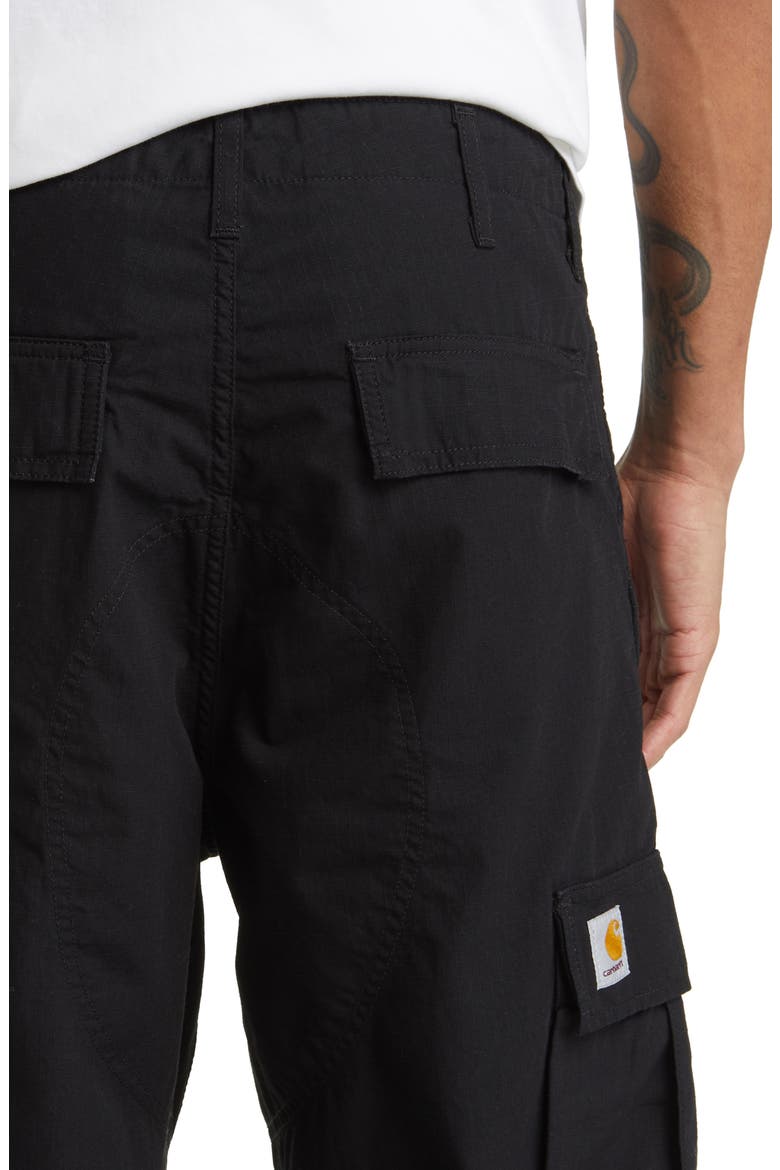 Cotton Ripstop Cargo Pants, Alternate, color, BLACK RINSED