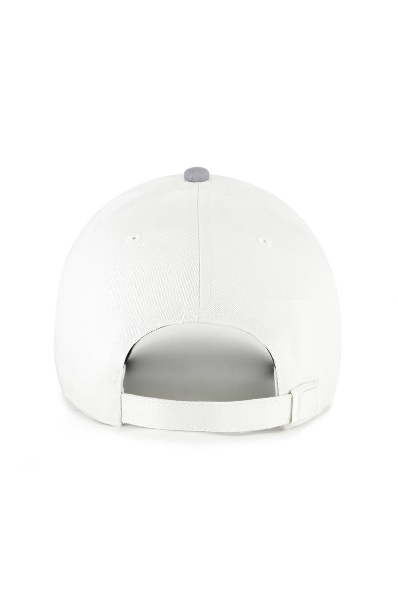 Unisex '47  White/Silver Las Vegas Aces Contemporary Two-Tone Clean Up Adjustable Hat, Alternate, color, White