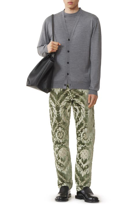Classic Cardigan In Merino Wool