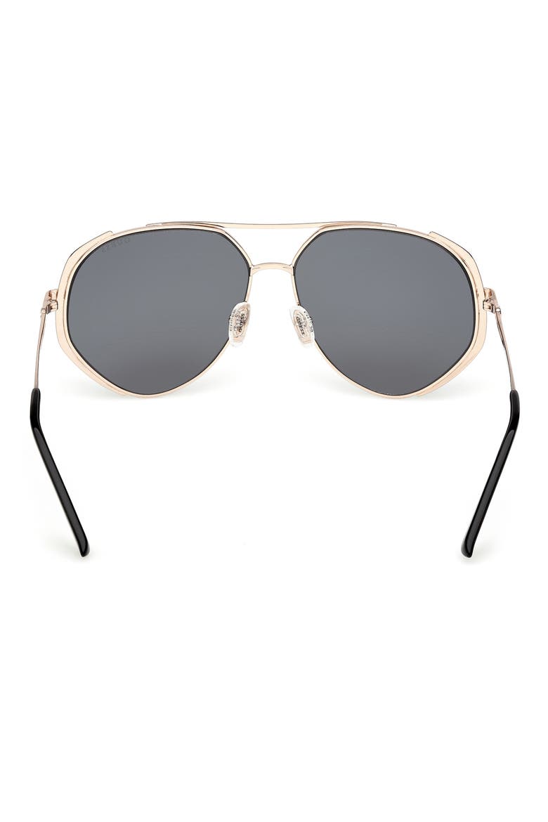 Pilot Sunglasses, Alternate, color, MATTE BLACK / SMOKE
