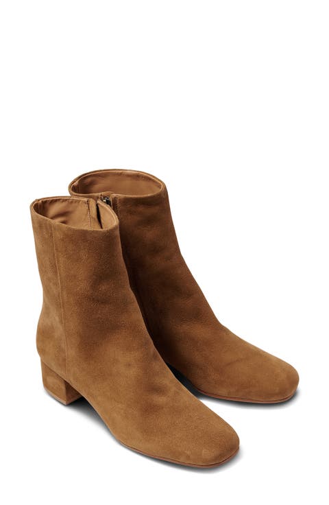 Raven Leather Bootie