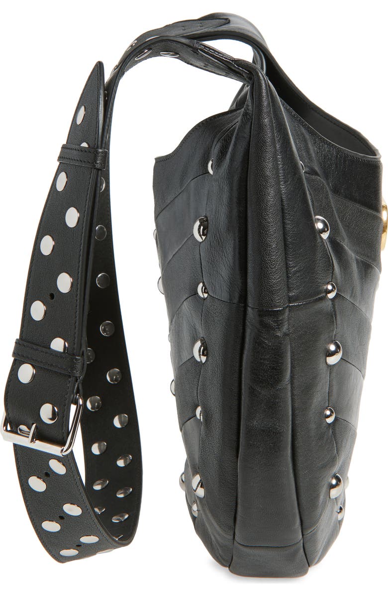 Valentino Garavani Hoboho Patchwork Leather Hobo Bag, Alternate, color,