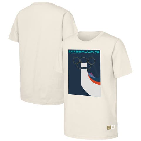 Men's  Natural 1976 Innsbruck Games Olympic Heritage T-Shirt