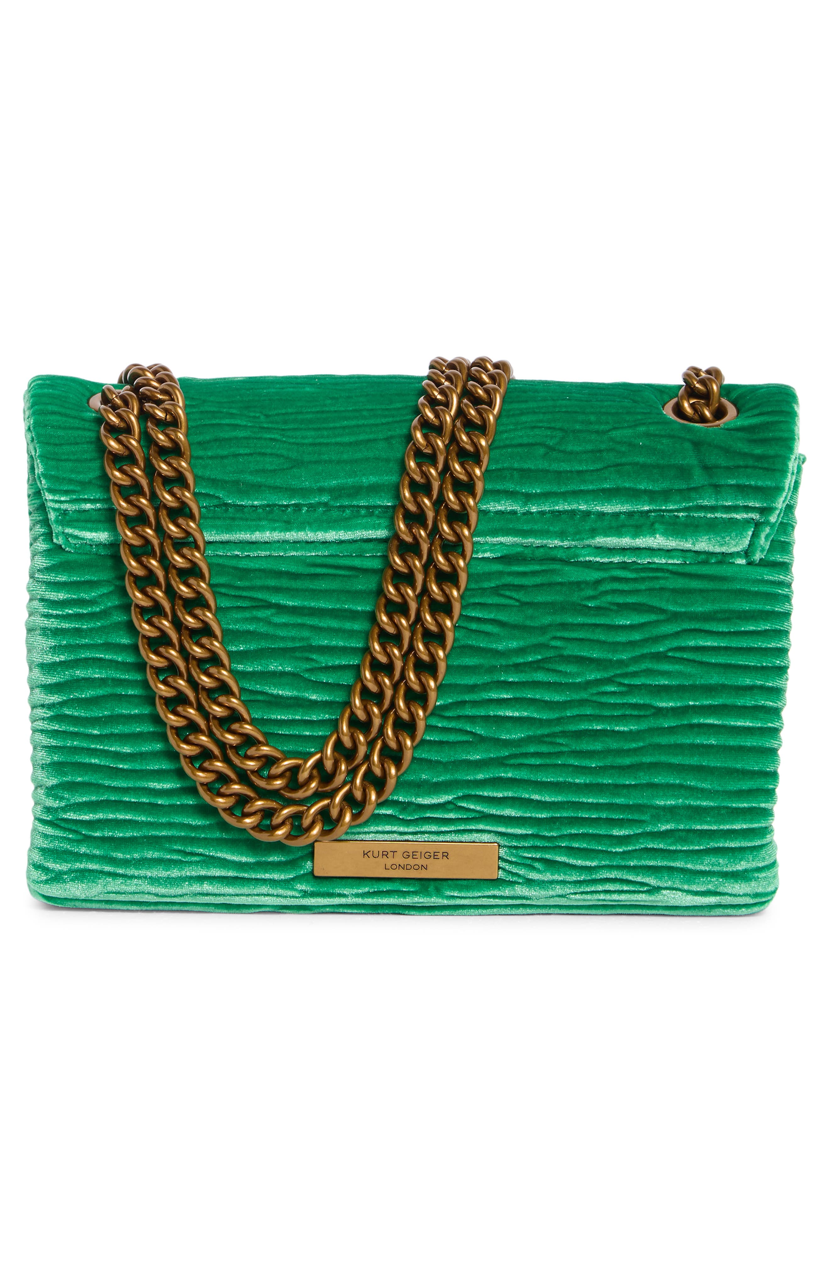 Kurt Geiger London Mini Kew Crossbody Bag, Alternate, color, Green