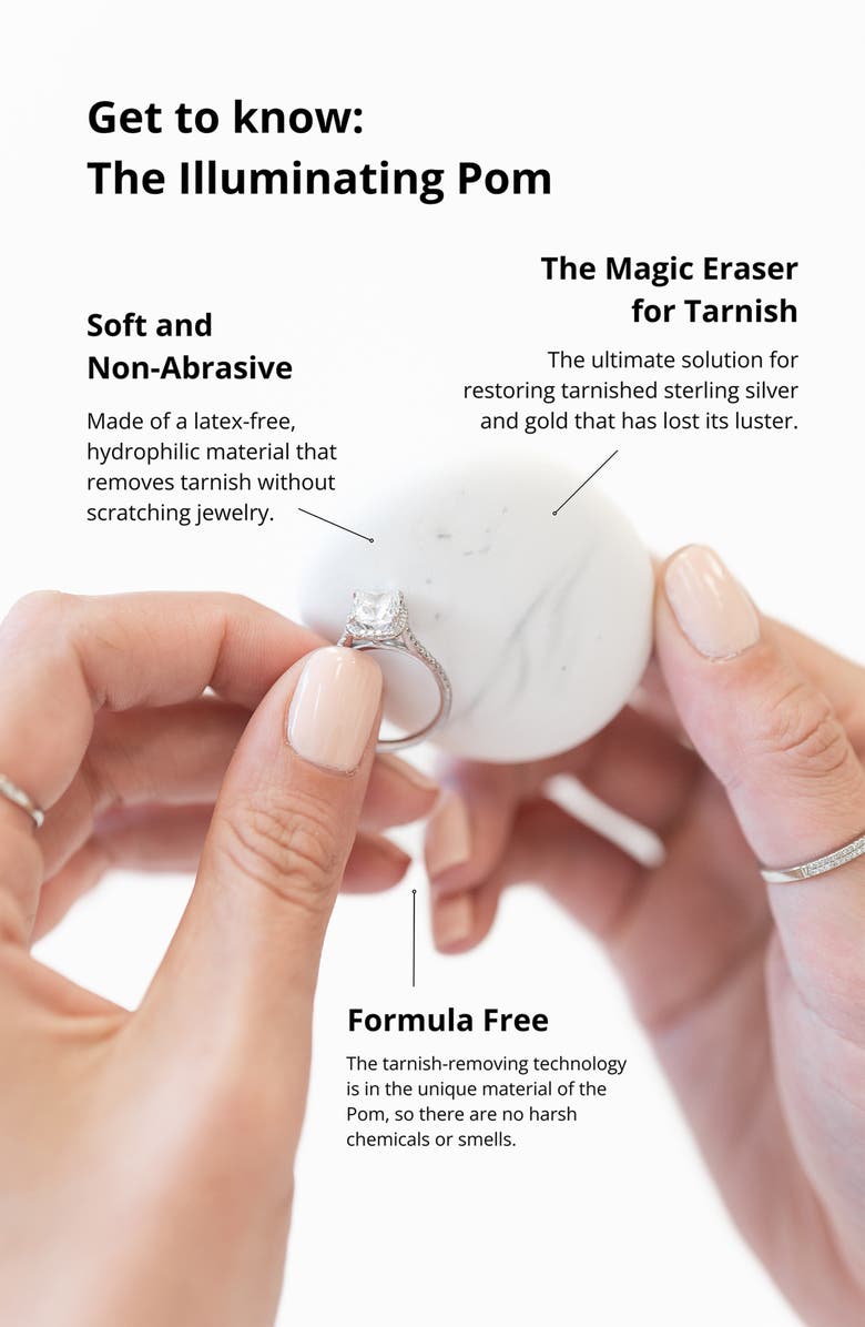 SHINERY Illuminating Pom Tarnish Eraser<sup>®</sup>, Alternate, color,