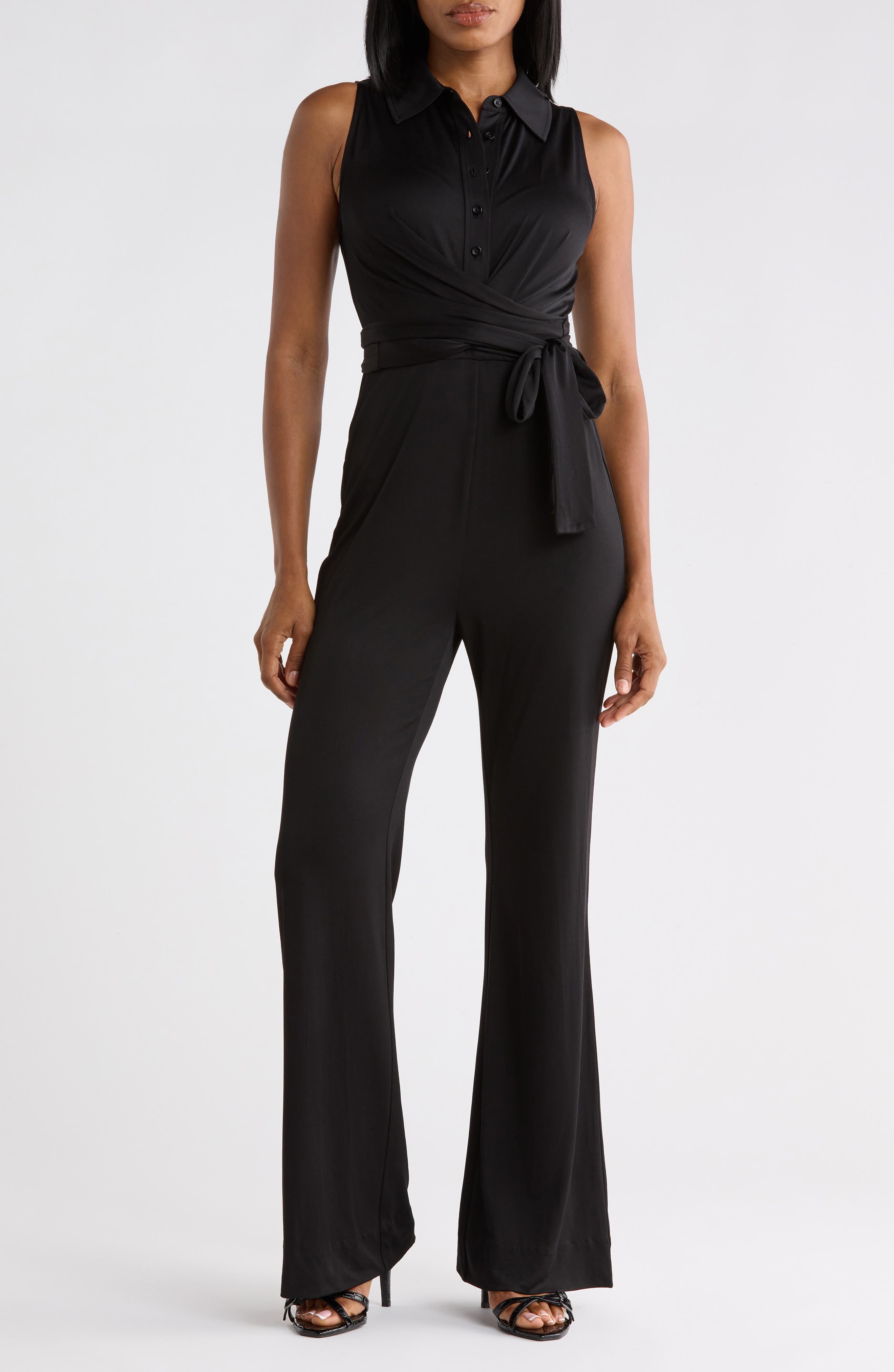 Kellie Sleeveless Wide Leg Jumpsuit