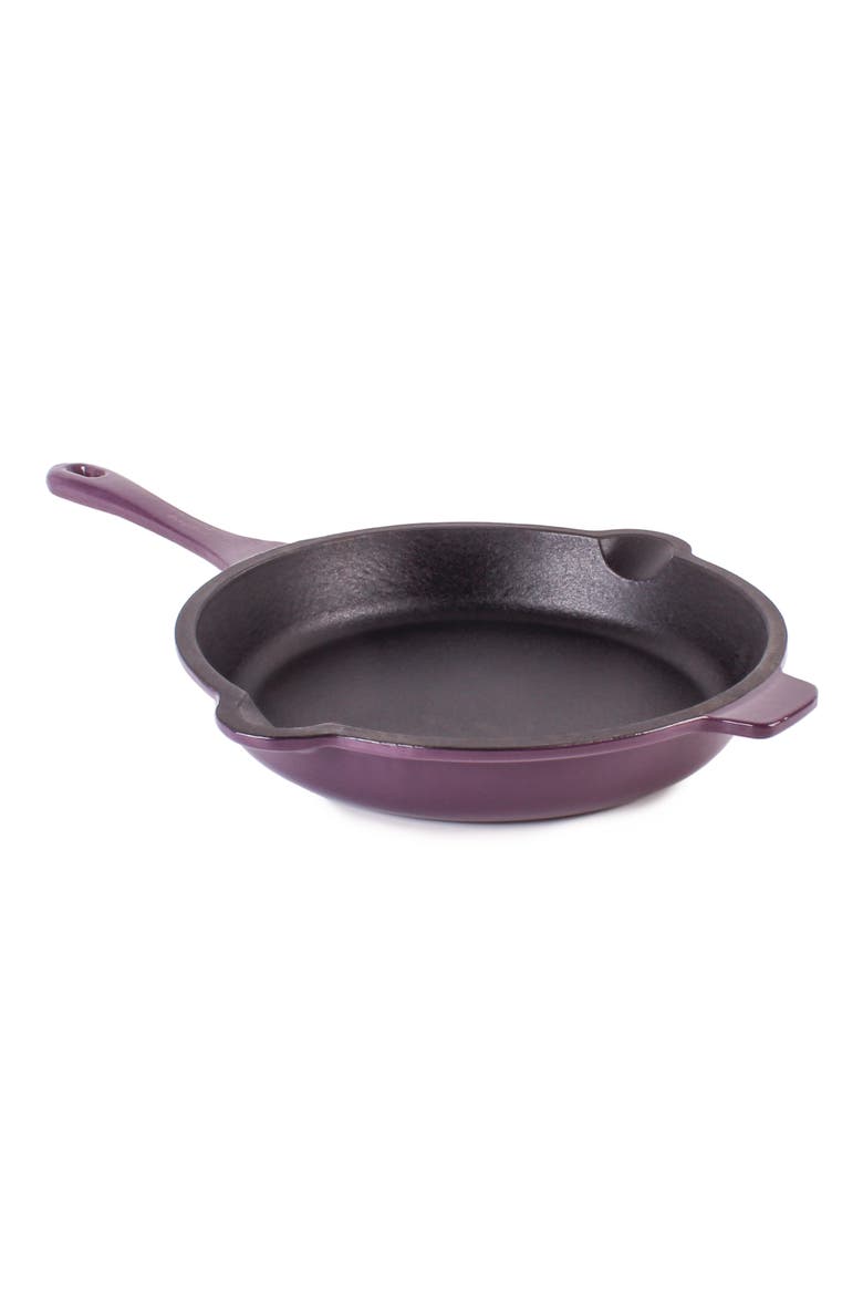 Neo 5-Piece Cast Iron Cookware Set, Alternate, color, PURPLE