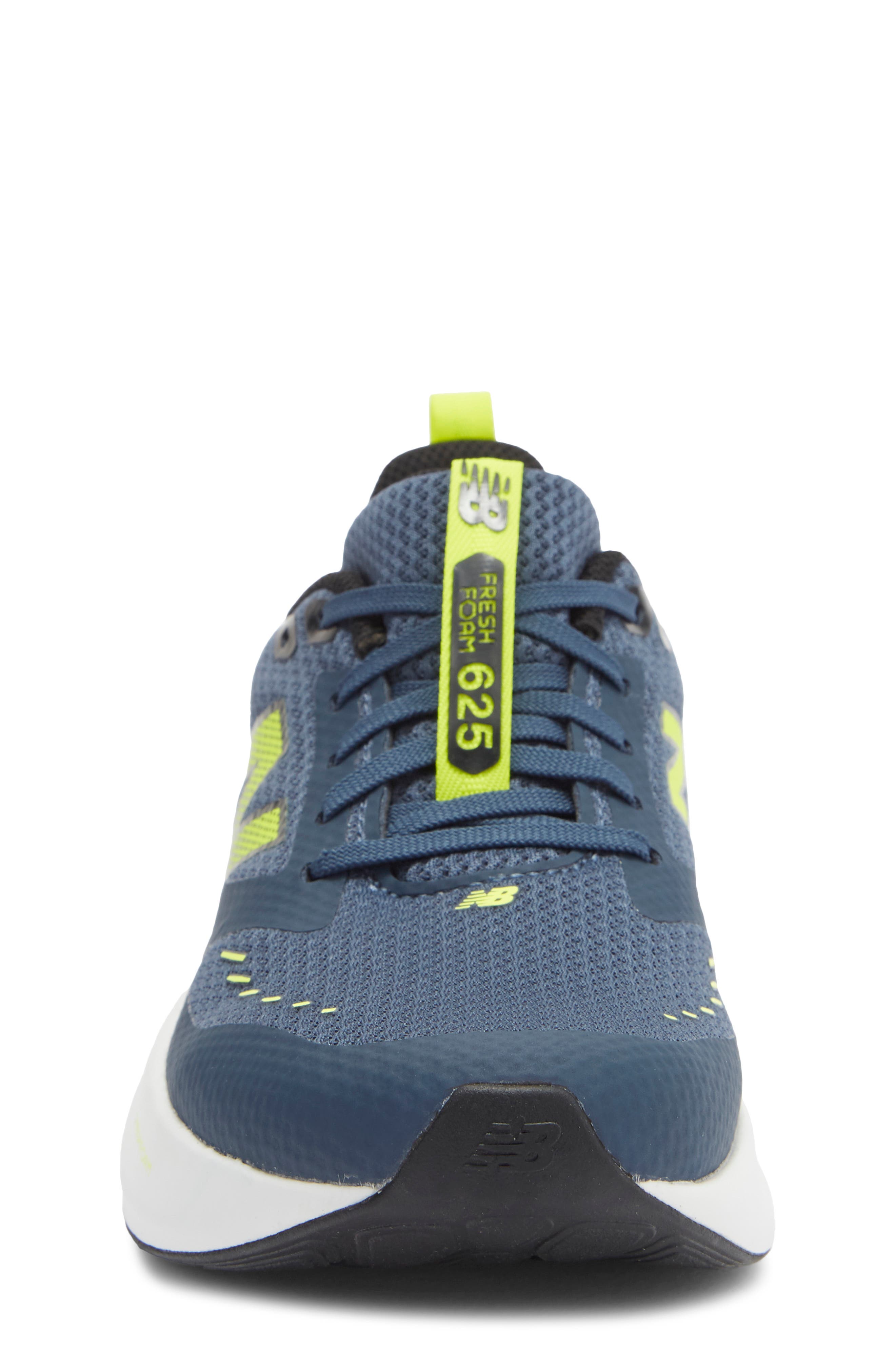 Kids' 625 Sneaker, Alternate, color, VINTAGE INDIGO/ ALKALINE GREEN