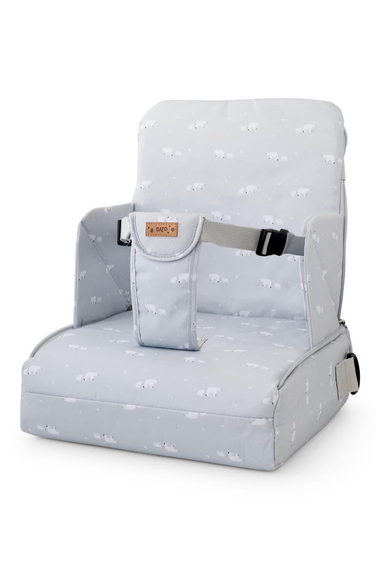 Portable Booster Seat, Alternate, color, GLACIER GREY