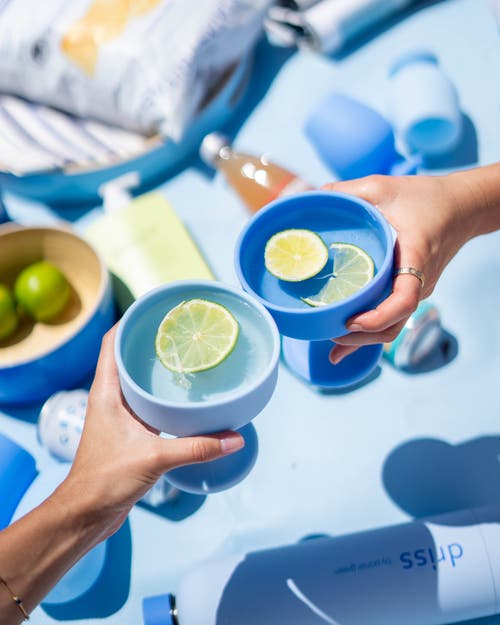 Porter Green Mecc | Unbreakable Cocktail Glasses In Blue