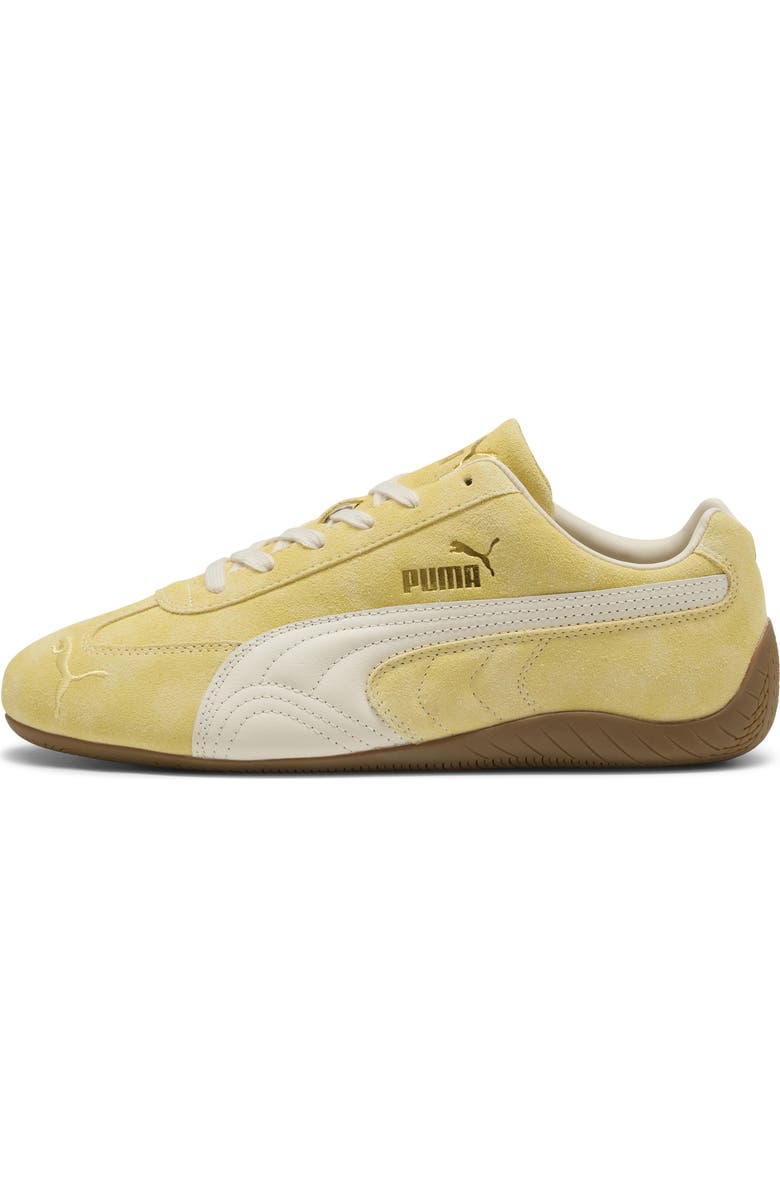 PUMA Speedcat Faded Sneaker, Alternate, color, Dazzling Yellow/ Pale Lemon