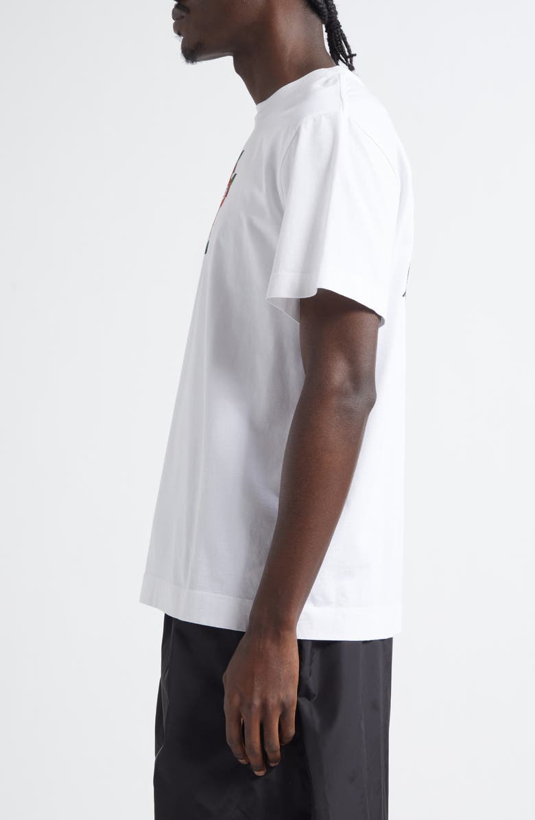 Simone Rocha Cluster Rose Logo Graphic T-Shirt, Alternate, color,