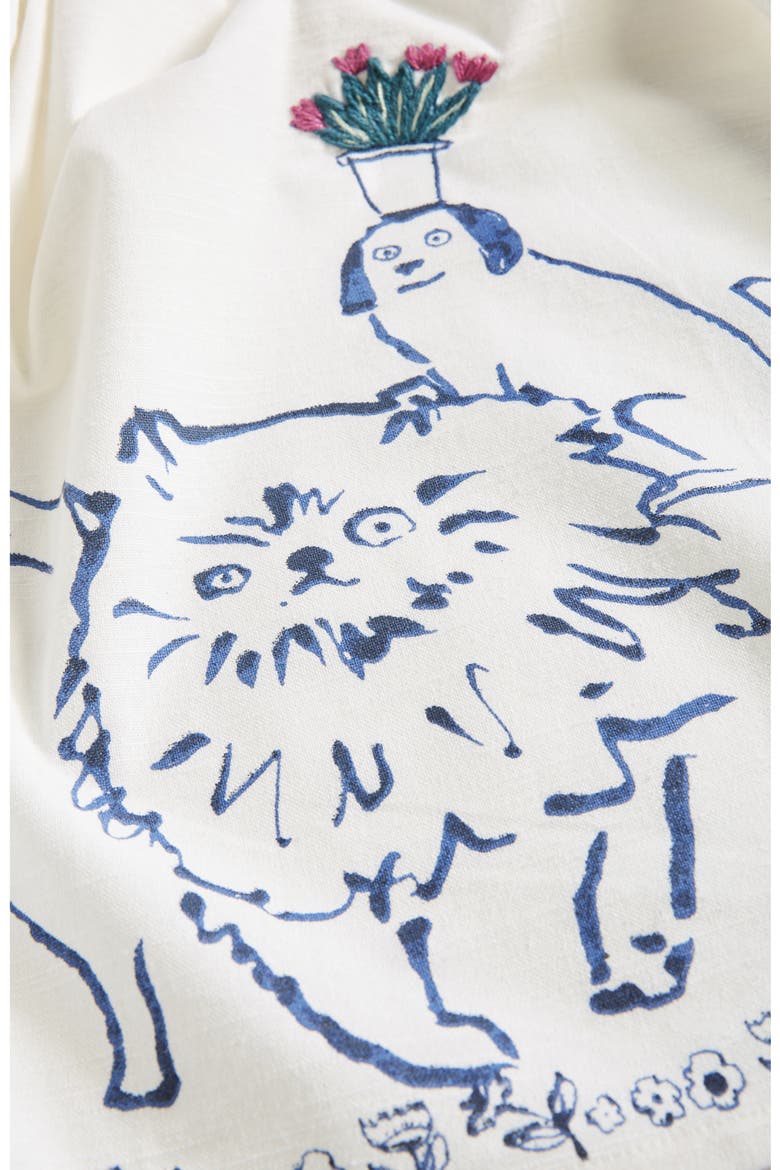 Kawai Dishtowel, Alternate, color, WHITE