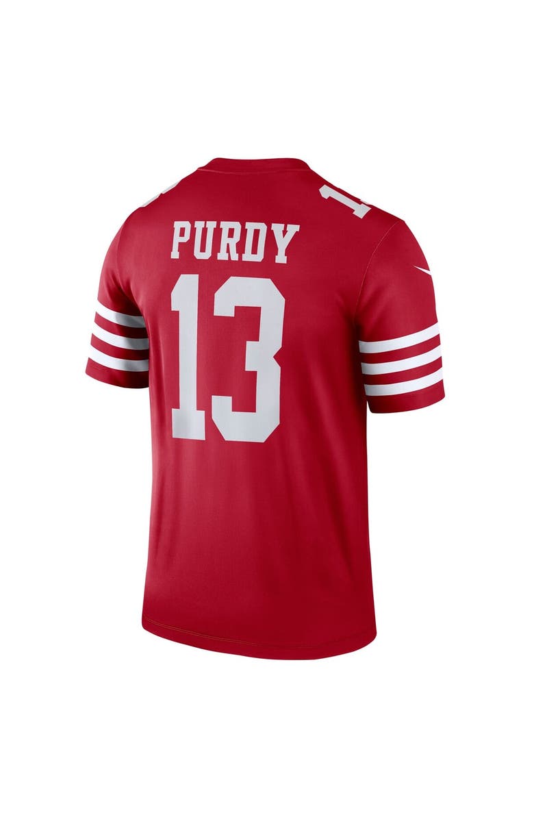 Nike Men's Nike Brock Purdy Scarlet San Francisco 49ers Team Legend Jersey, Alternate, color, Scarlet