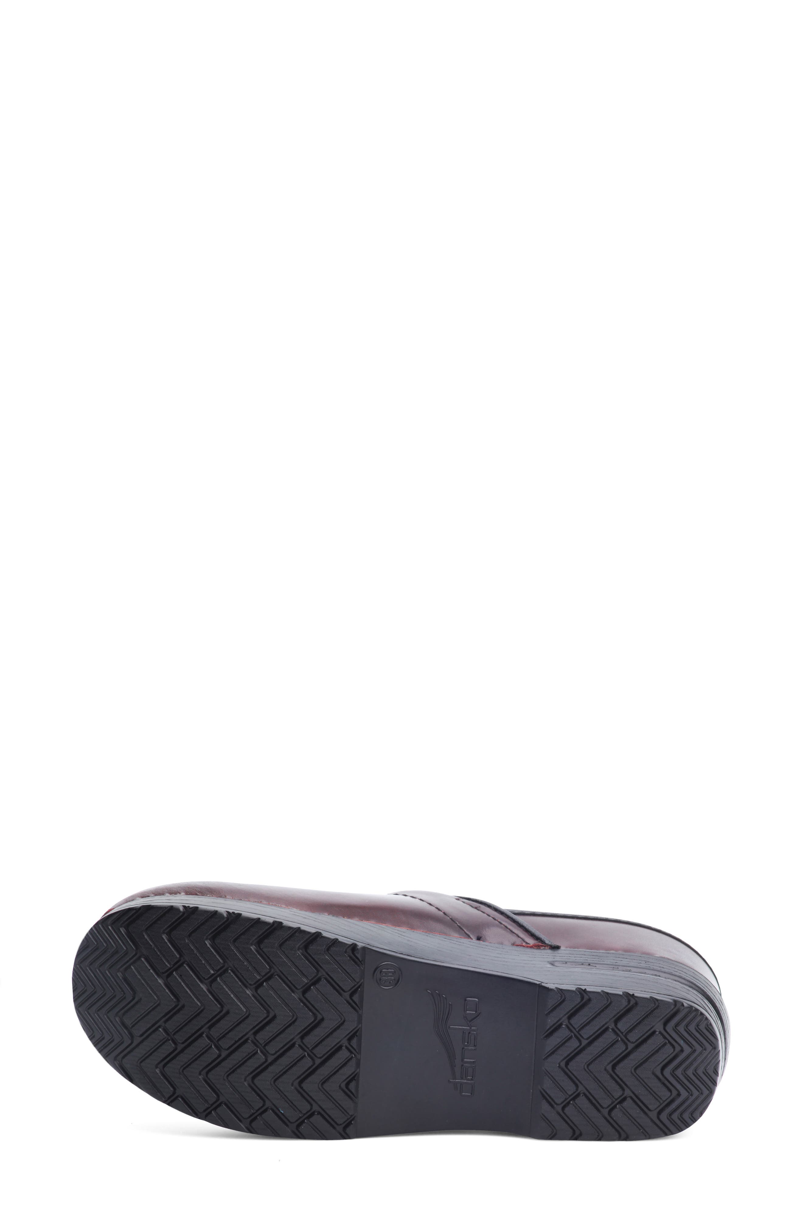 'Professional' Clog, Alternate, color, CORDOVAN/CORDOVAN