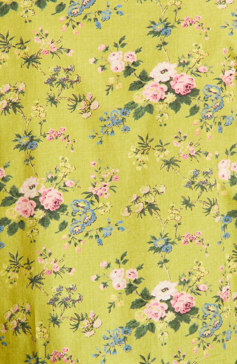 Batsheva Grace Floral Leg of Mutton Blouse, Alternate, color, 