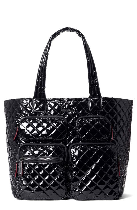 Large Metro Quilted Nylon Travel Tote