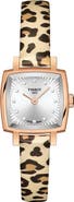 Tissot Lovely Wild Diamond Leather Strap Watch, 20mm