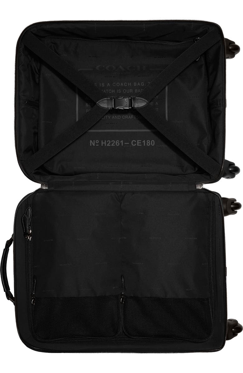 COACH Signature Wheeled Carry-On Bag, Alternate, color,