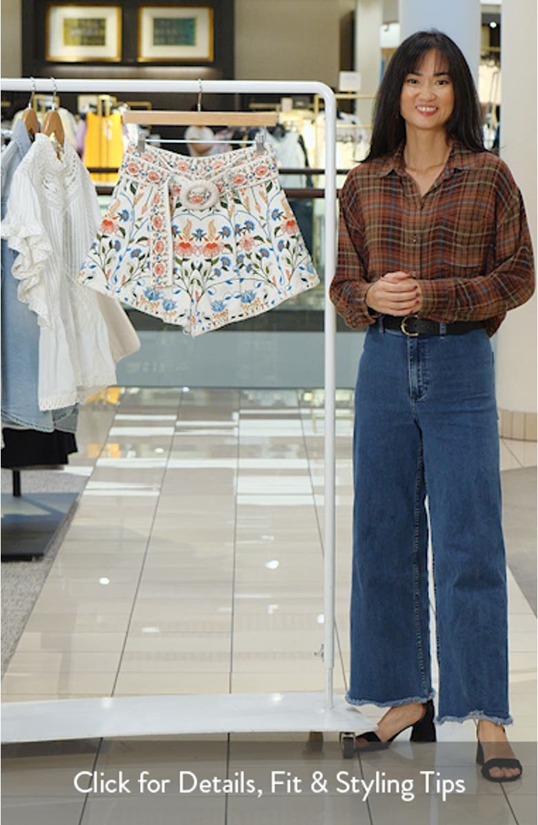 Fraga Print Belted Shorts, sales video thumbnail