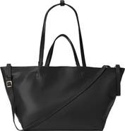 HYER GOODS Leather Mercato Soft Tote