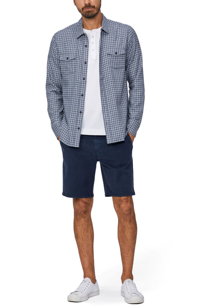 PAIGE Thompson Stretch Twill Shorts, Alternate, color,