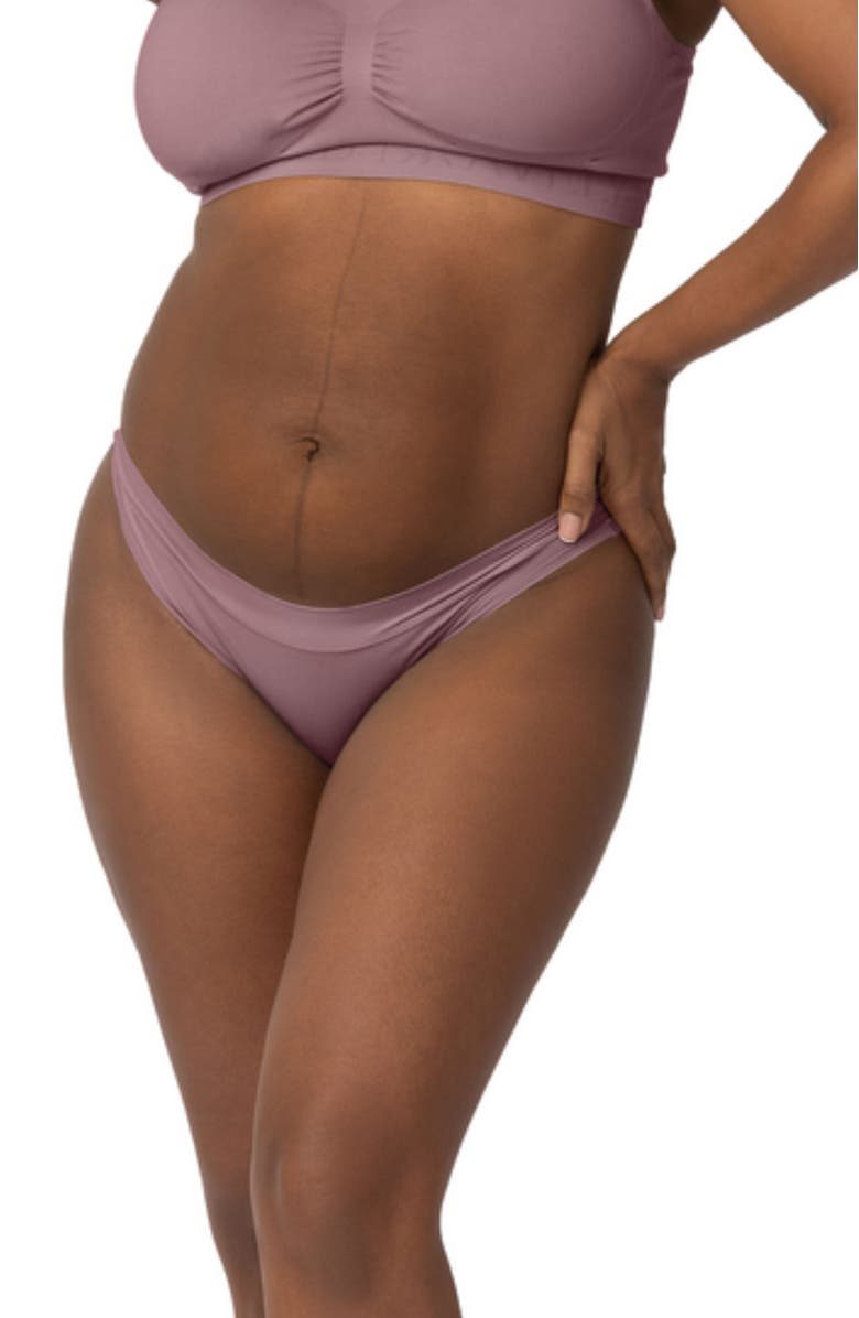 Kindred Bravely Grow with Me Maternity & Postpartum Thong, Main, color, Twilight