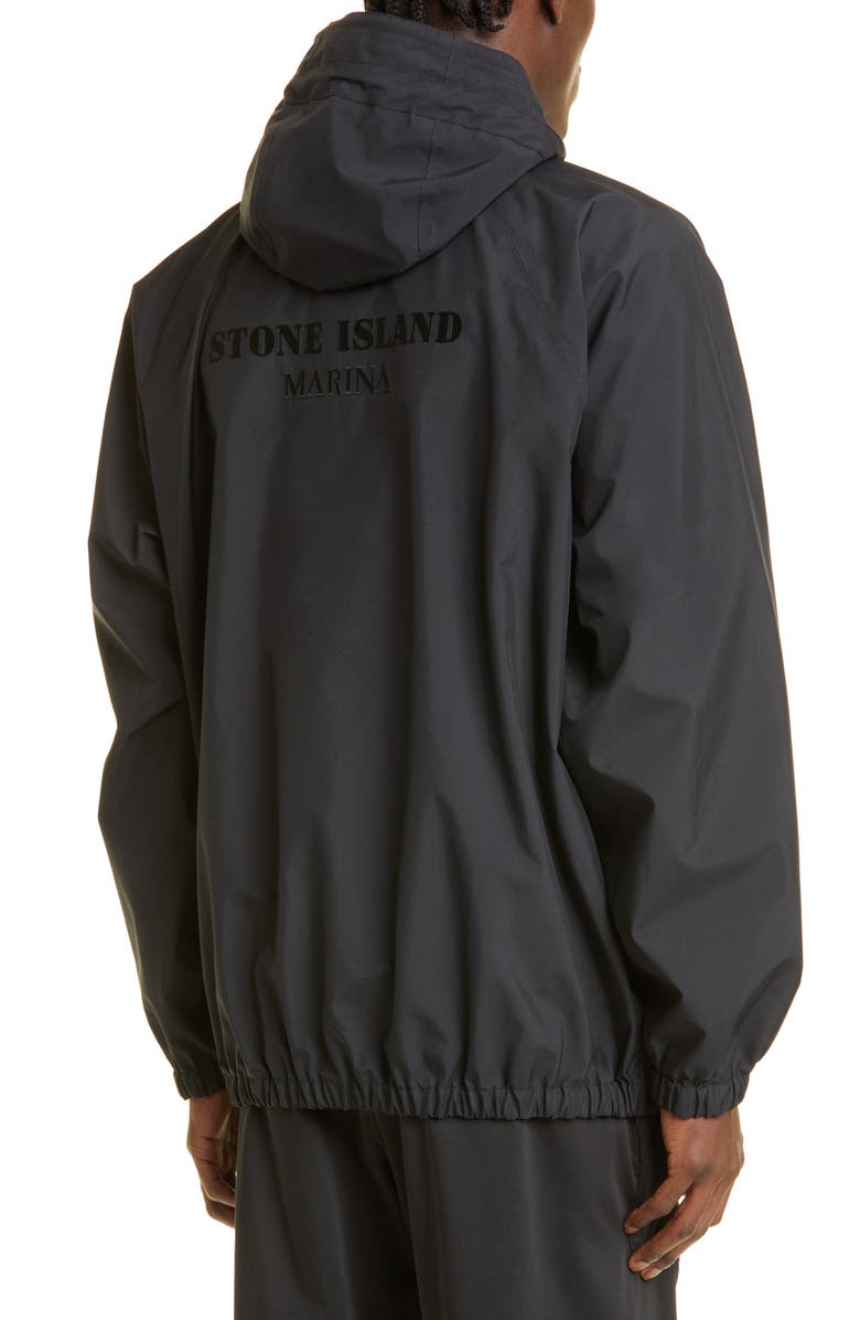 Stone Island Marina Waterproof Gore-Tex<sup>®</sup> Hooded Jacket, Alternate, color, 