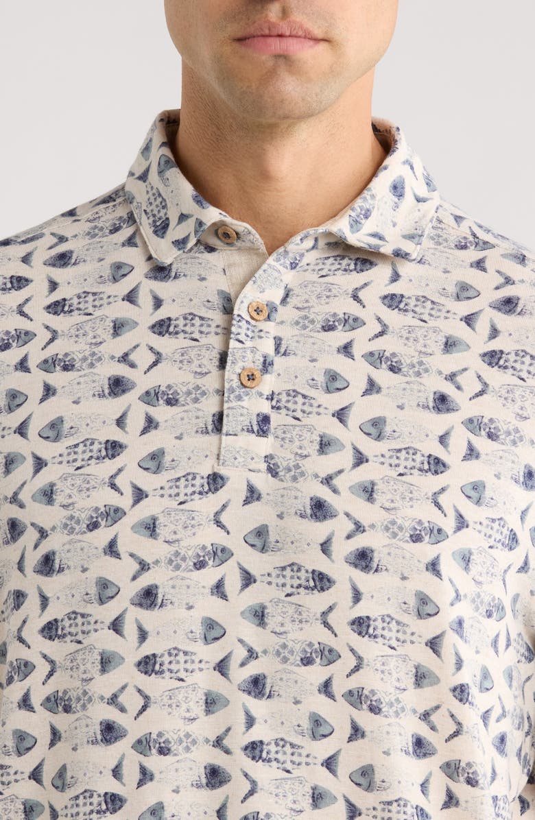 Tommy Bahama Sardina Soirée Polo, Alternate, color, Natural